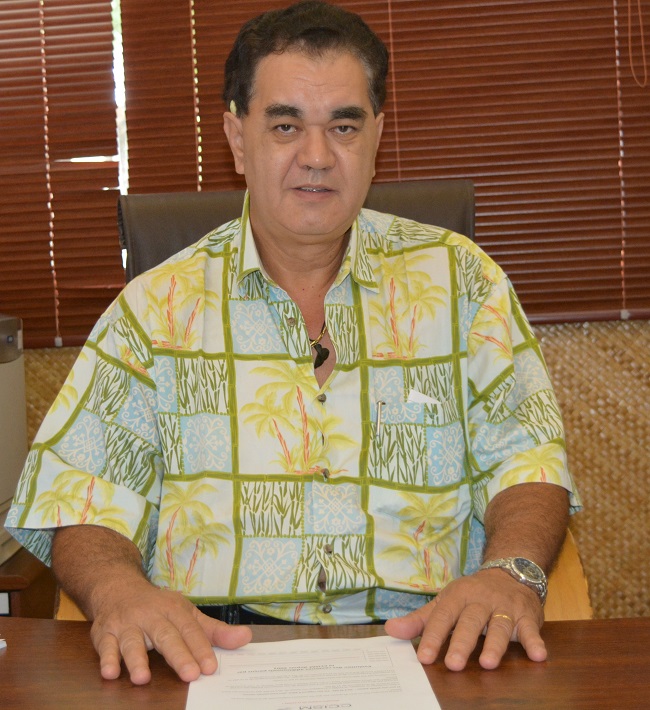 Stéphane Chin Loy, le président de la CCISM.