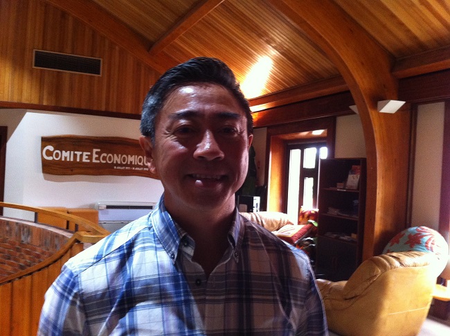 Guy Loussan, président de l'association des commerçants de la Cathédrale.