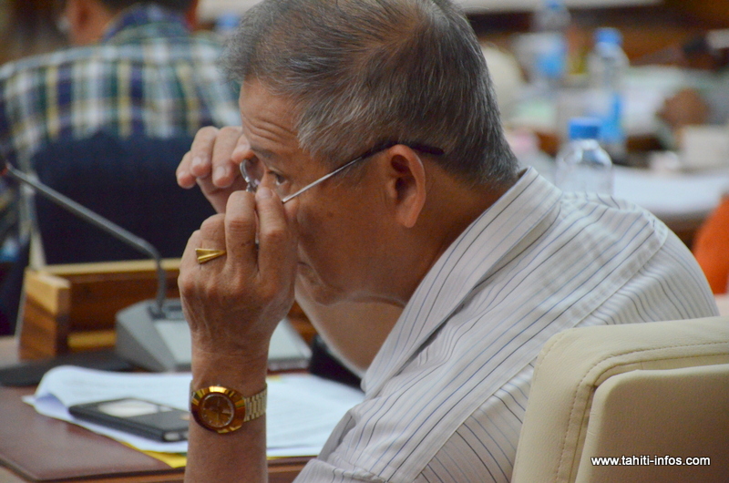 Charles Fong Loi, président du Taatira No Te Hau, élu sur la liste Tahoera’a en mai 2013.