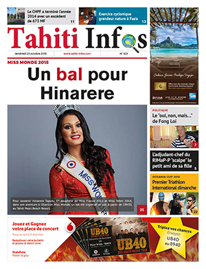 TAHITI INFOS N°523 du 23 octobre 2015