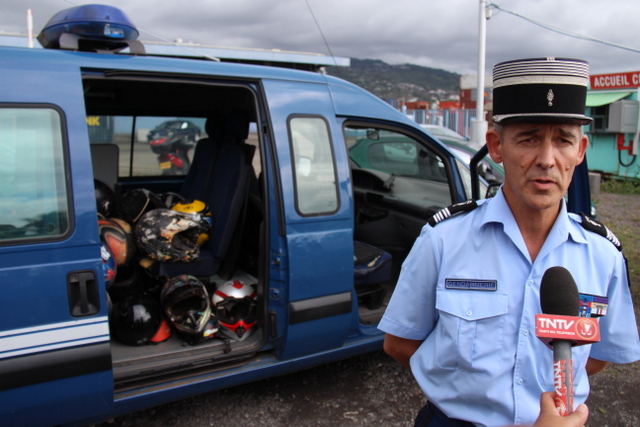 Le colonel Pierre Caudrelier, commandant pour la gendarmerie en Polynésie française.