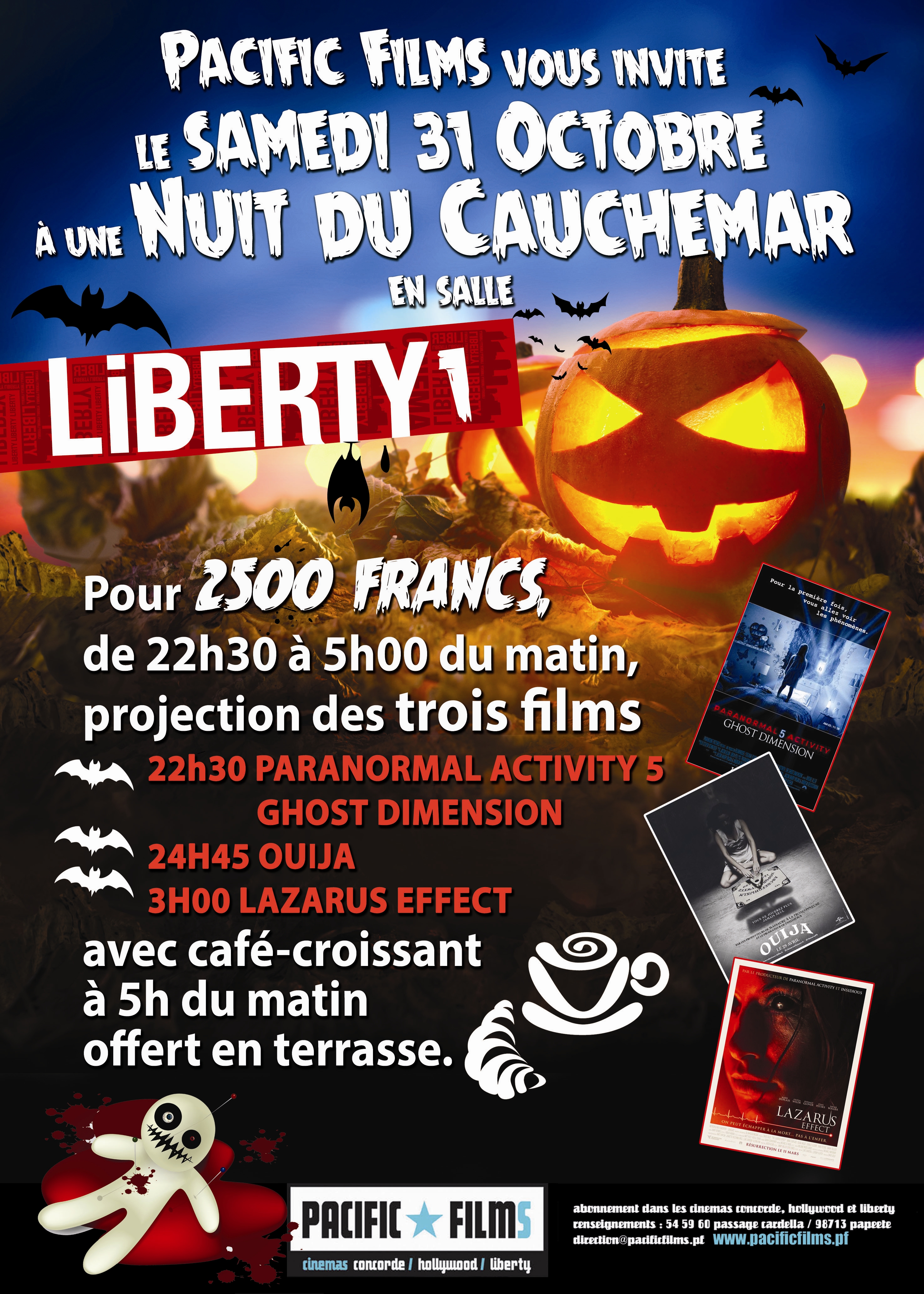 Halloween : les monstres débarquent à Papeete