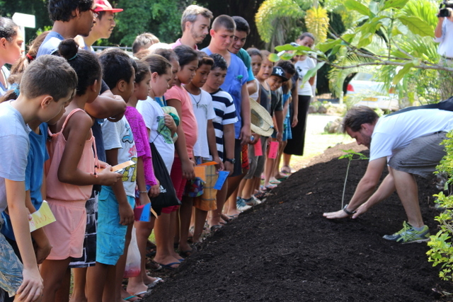 Un herbier vivant à la mairie de Punaauia