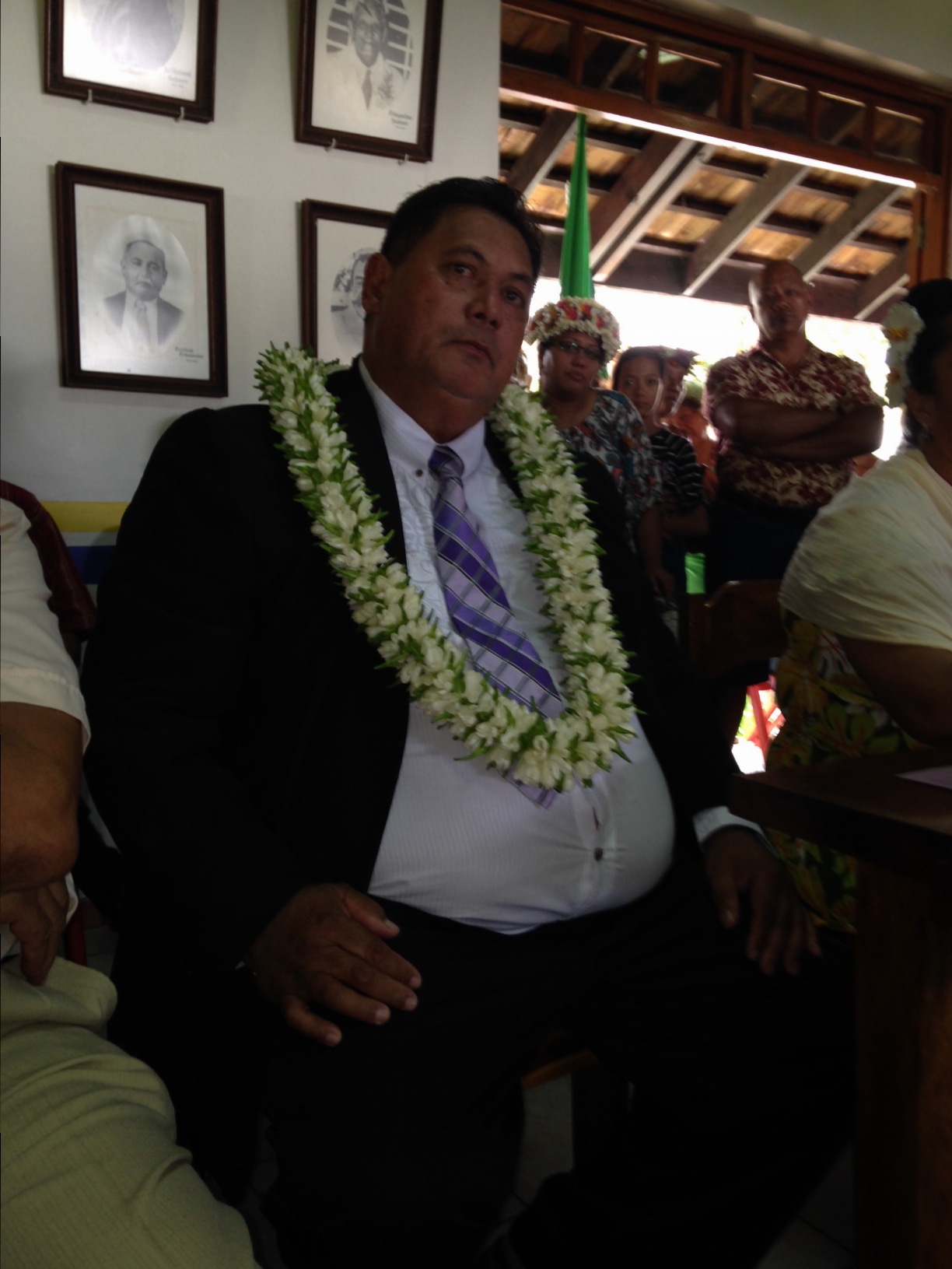 Papara : Putai Taae confirmé dans sa position de maire par le conseil municipal avec 24 voix