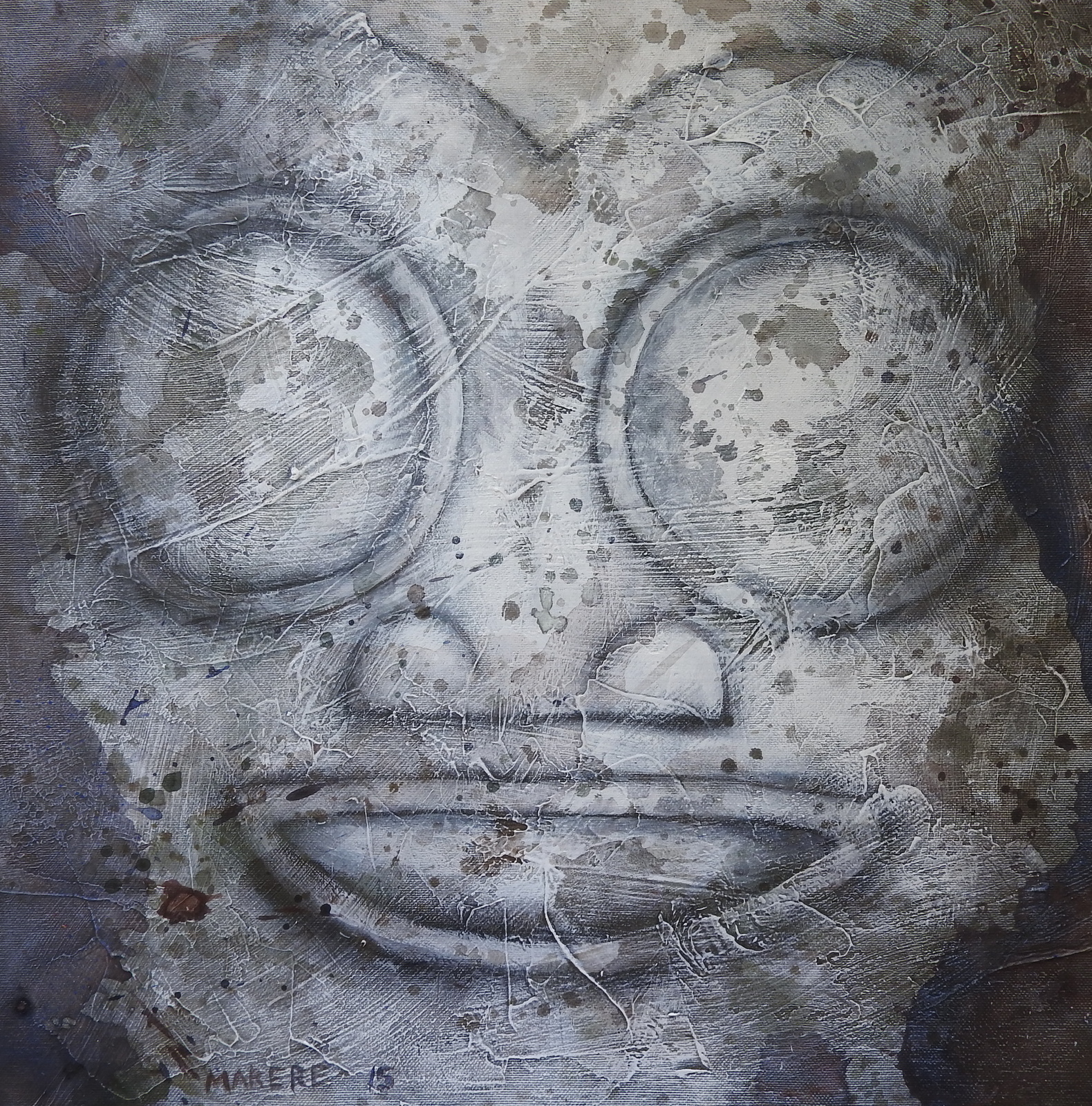 Les tiki sont la touche singulière de l'artiste.