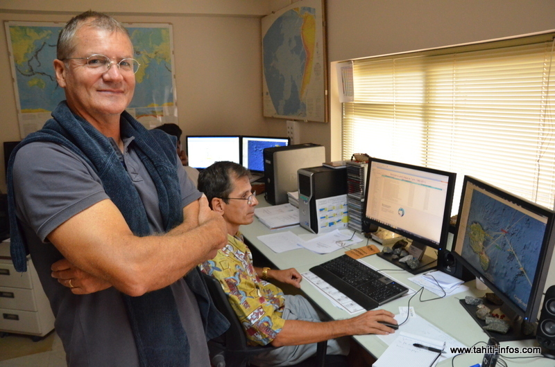 "La localisation de l'explosion se situe à l'est de la presqu'île à 20 km d'altitude", explique Dominique Reymond, responsable du laboratoire de géophysique de Pamatai
