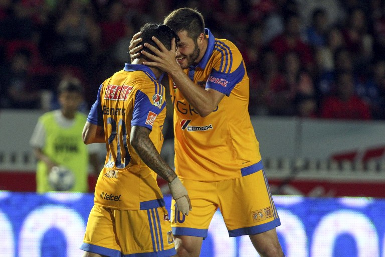 André-Pierre Gignac a fêté vendredi son rappel la veille en équipe de France par un but inscrit pour les Tigres de Monterrey lors de la 16e journée du championnat du Mexique.