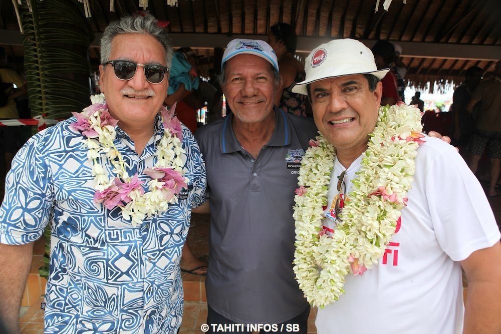 Juste après l'arrivée du team Opt victorieux