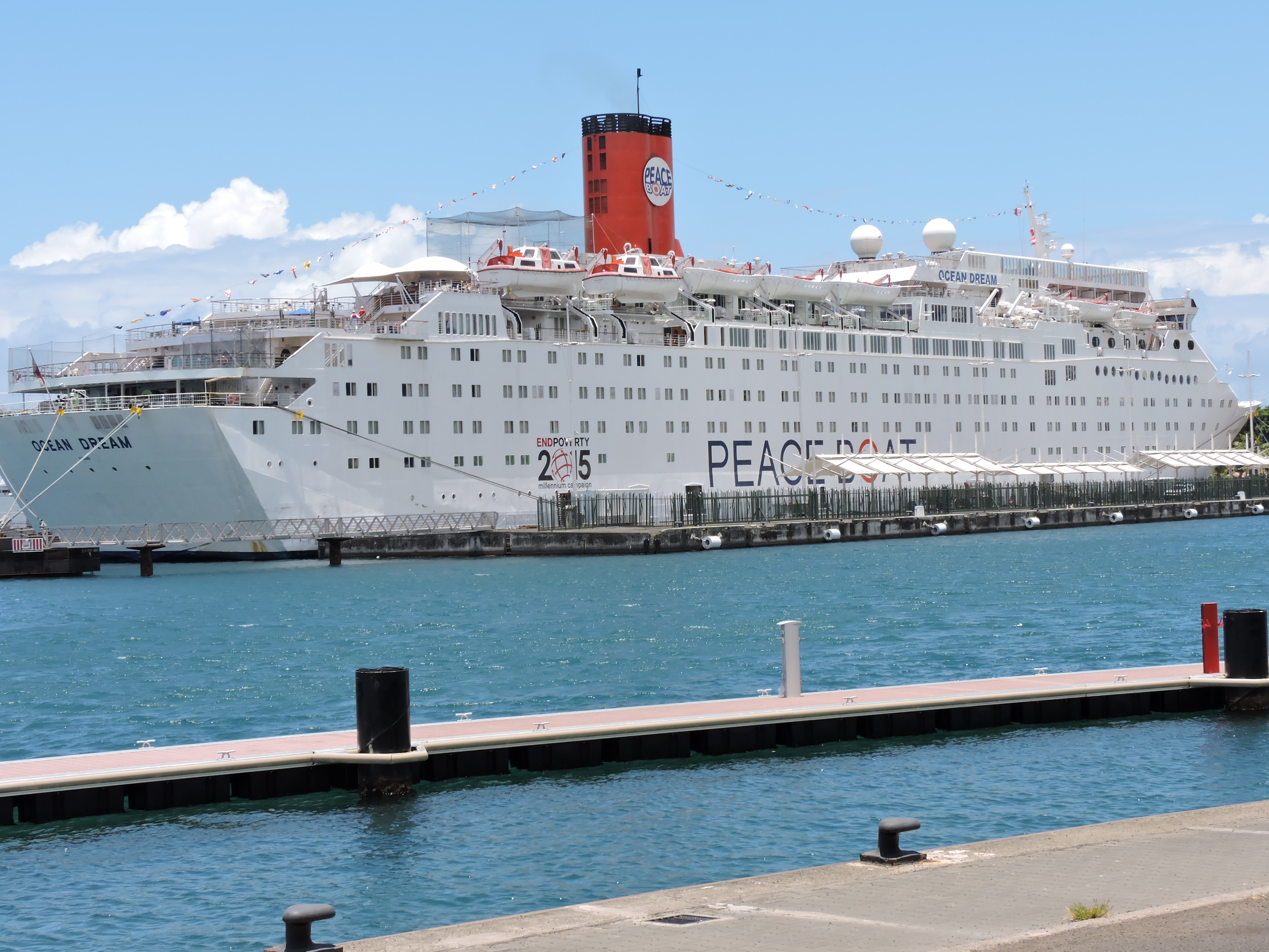Le Peace Boat se rendra demain à Bora-Bora avant de rejoindre les îles Samoa, vendredi