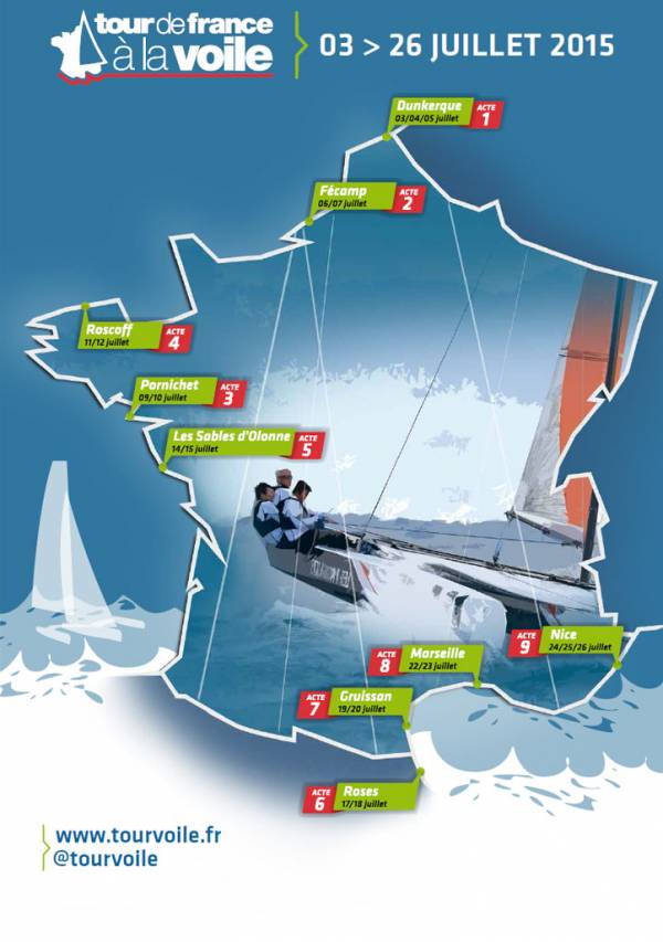 La carte du Tour 2015