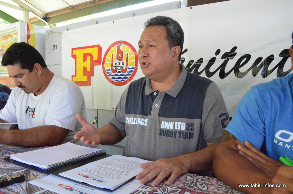 Karl Manutahi, le délégué régional du syndicat FO Pénitentiaire Polynésie française.