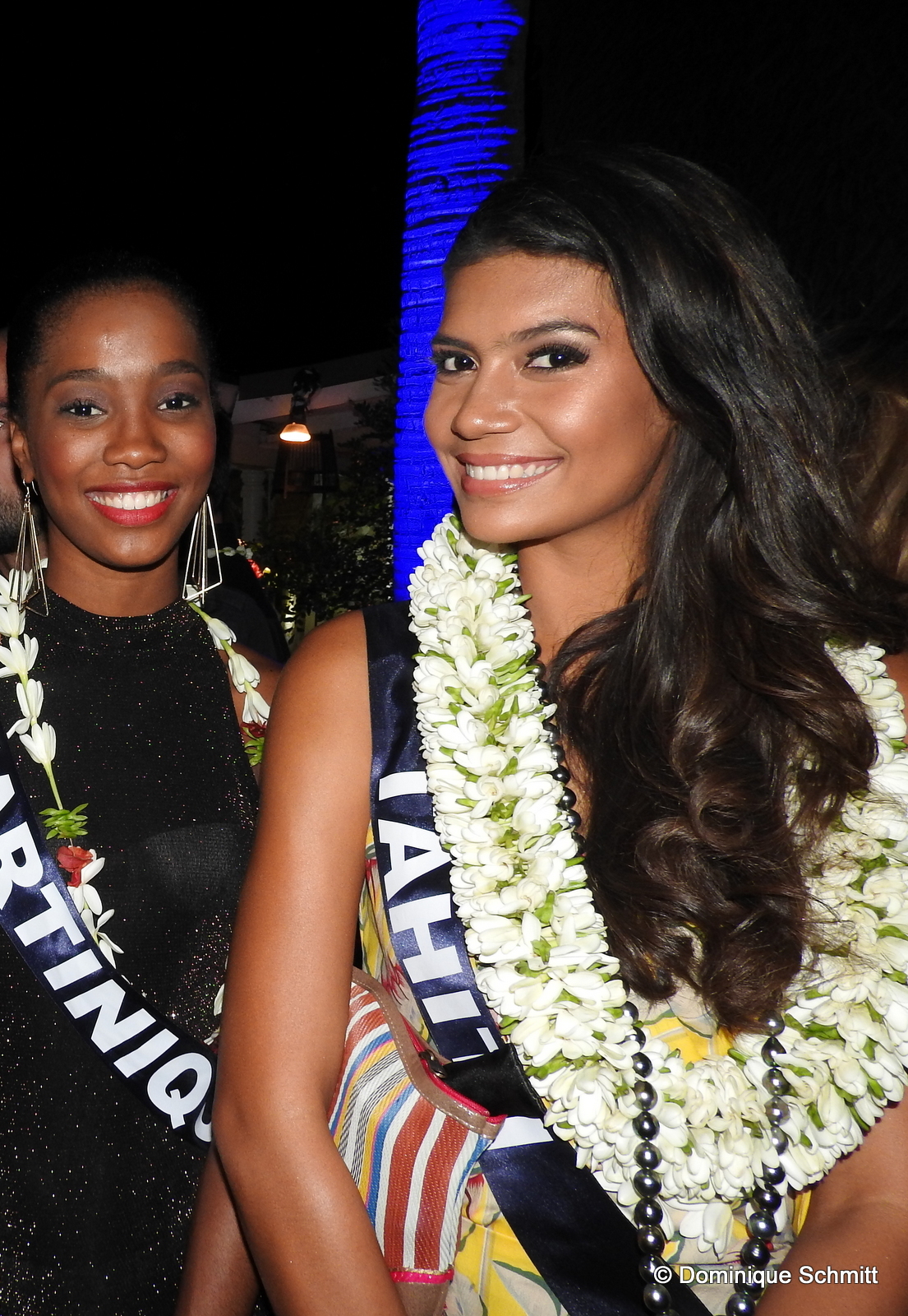 Notre rayonnante Vaimiti et Miss Martinique.