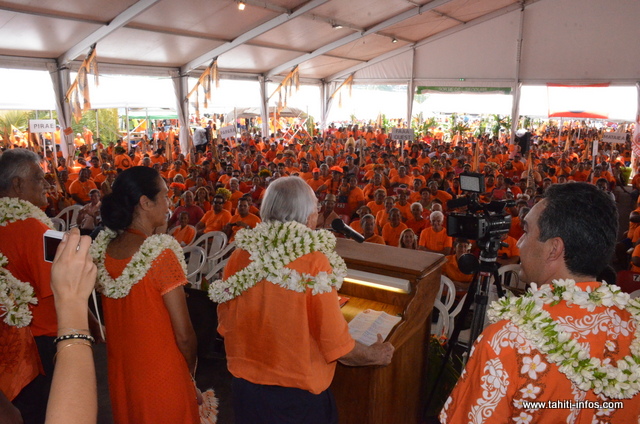 Moorea, Rapa, Tautira, Mahina... Ils étaient plus de 6 000 militants à s'être déplacés ce samedi matin