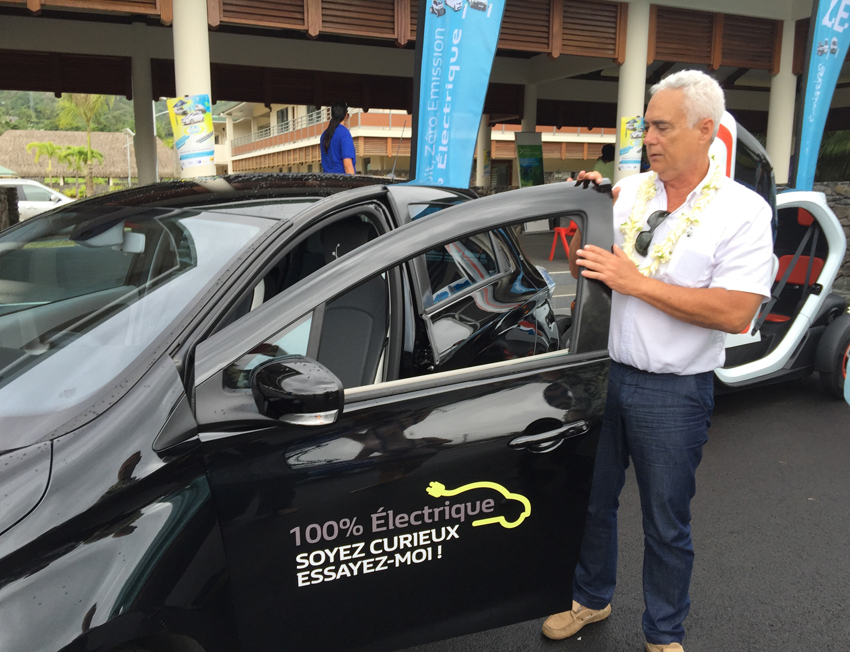 Les "ZE Electric Days" à Taravao
