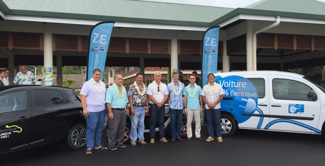 Les "ZE Electric Days" à Taravao