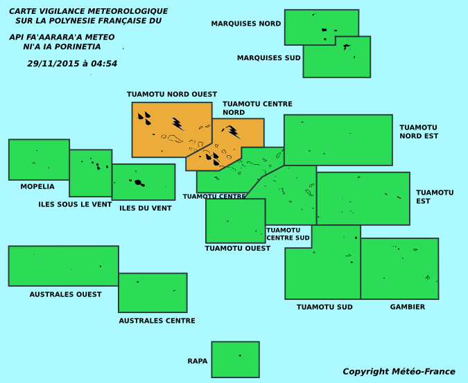 Vigilance orange, fort risque de dépression tropicale (MAJ)