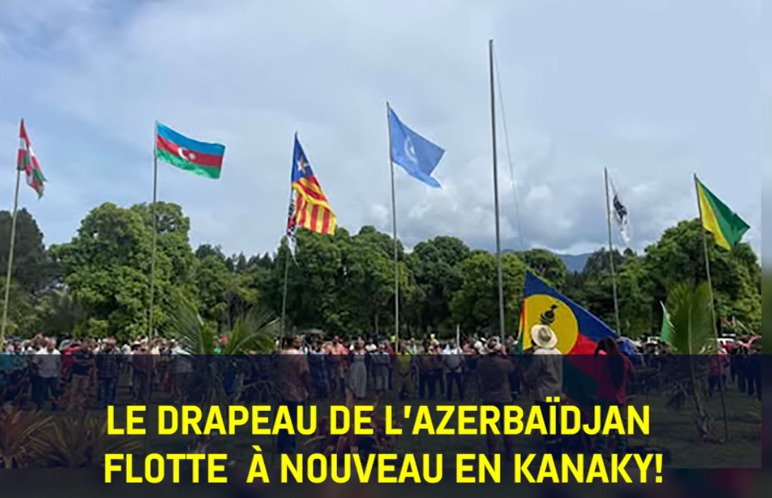 Le Groupe Initiative Bakou s'enorgueillissait hier de faire flotter le drapeau de l'Azerbaïdjan en Nouvelle-Calédonie.