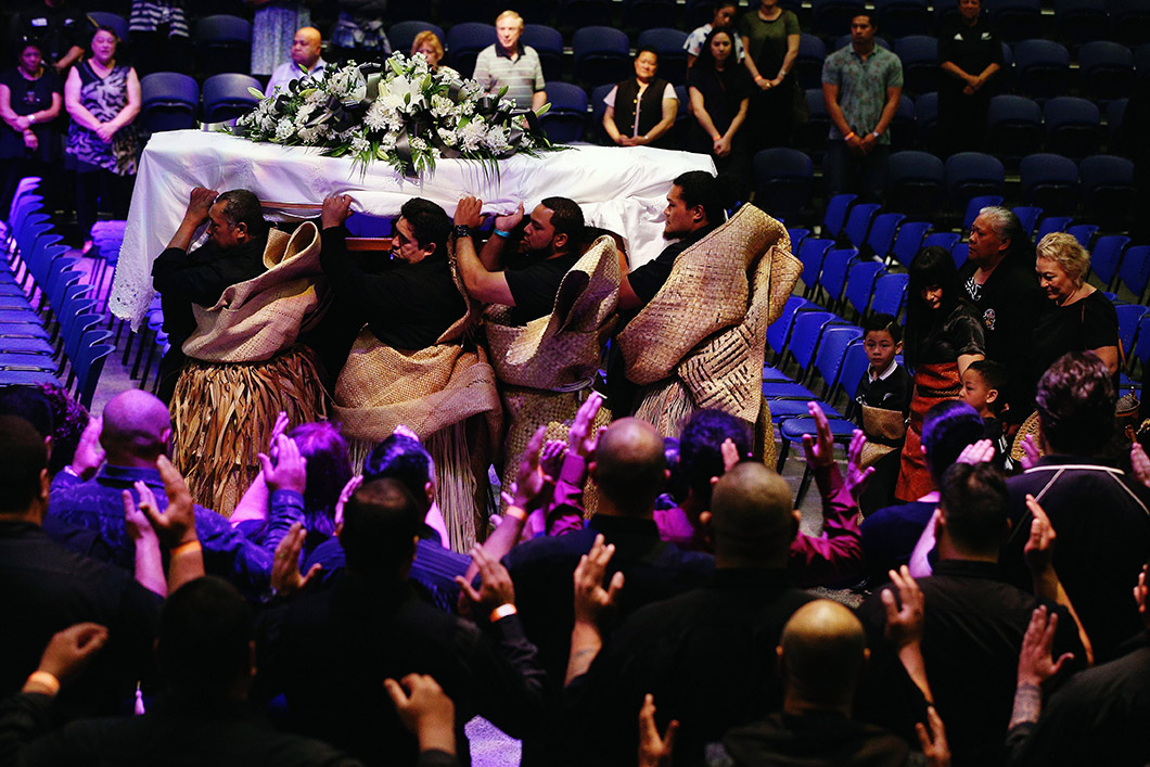 Hommage de la Nouvelle-Zélande à Jonah Lomu: dernier haka pour une légende du rugby