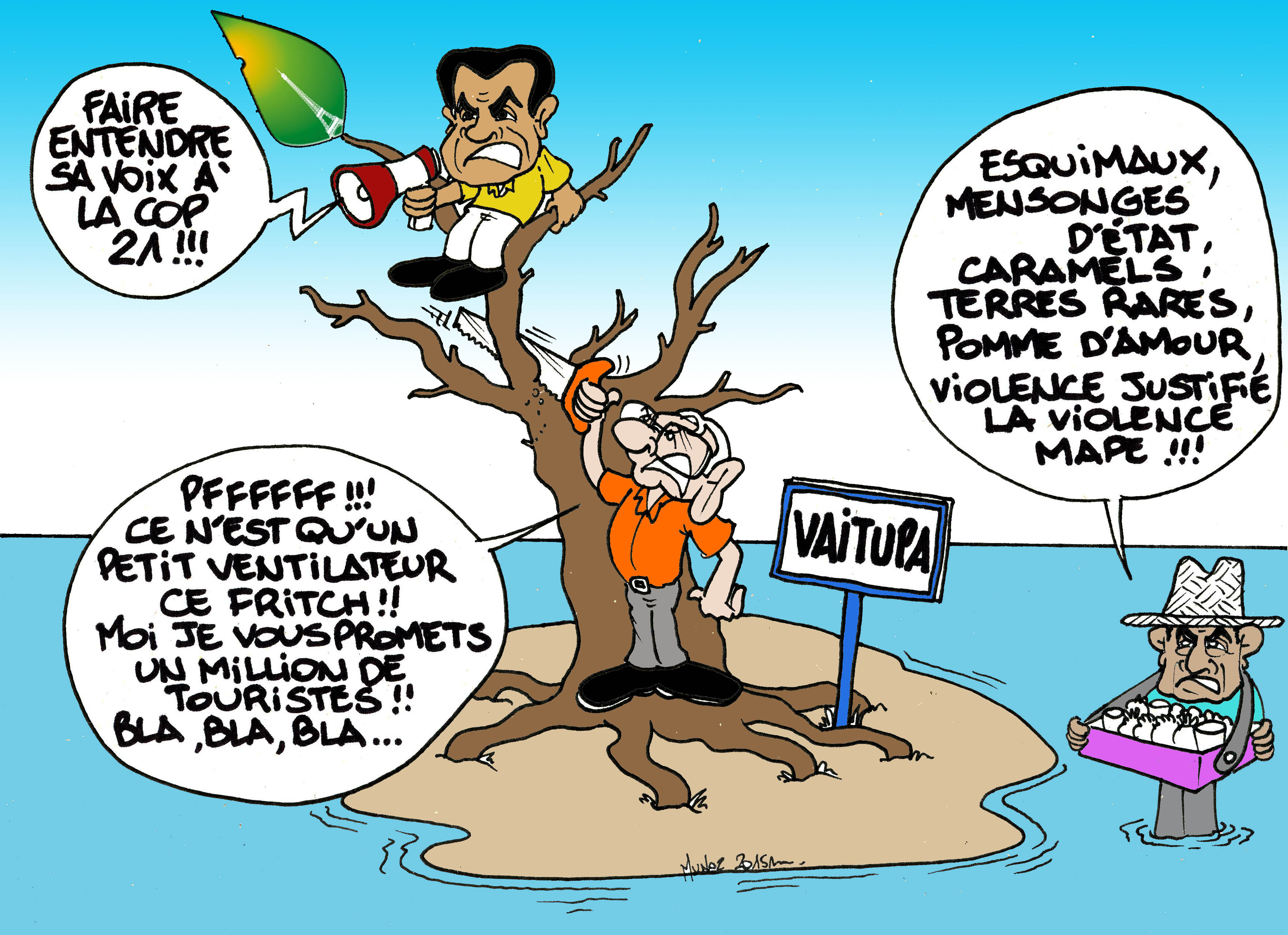 "Le chao men politique" par Munoz