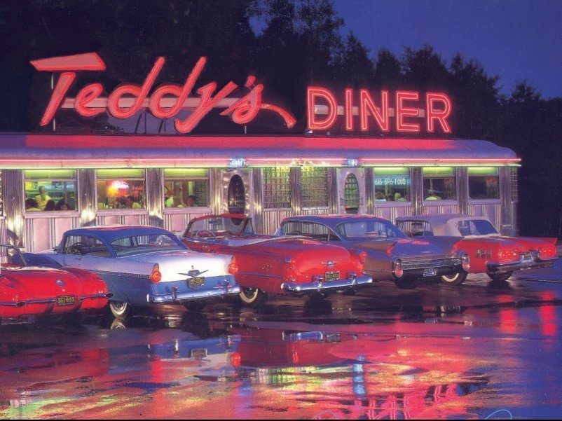 Westcoast Diner, ambiance 66’s à Punaauia