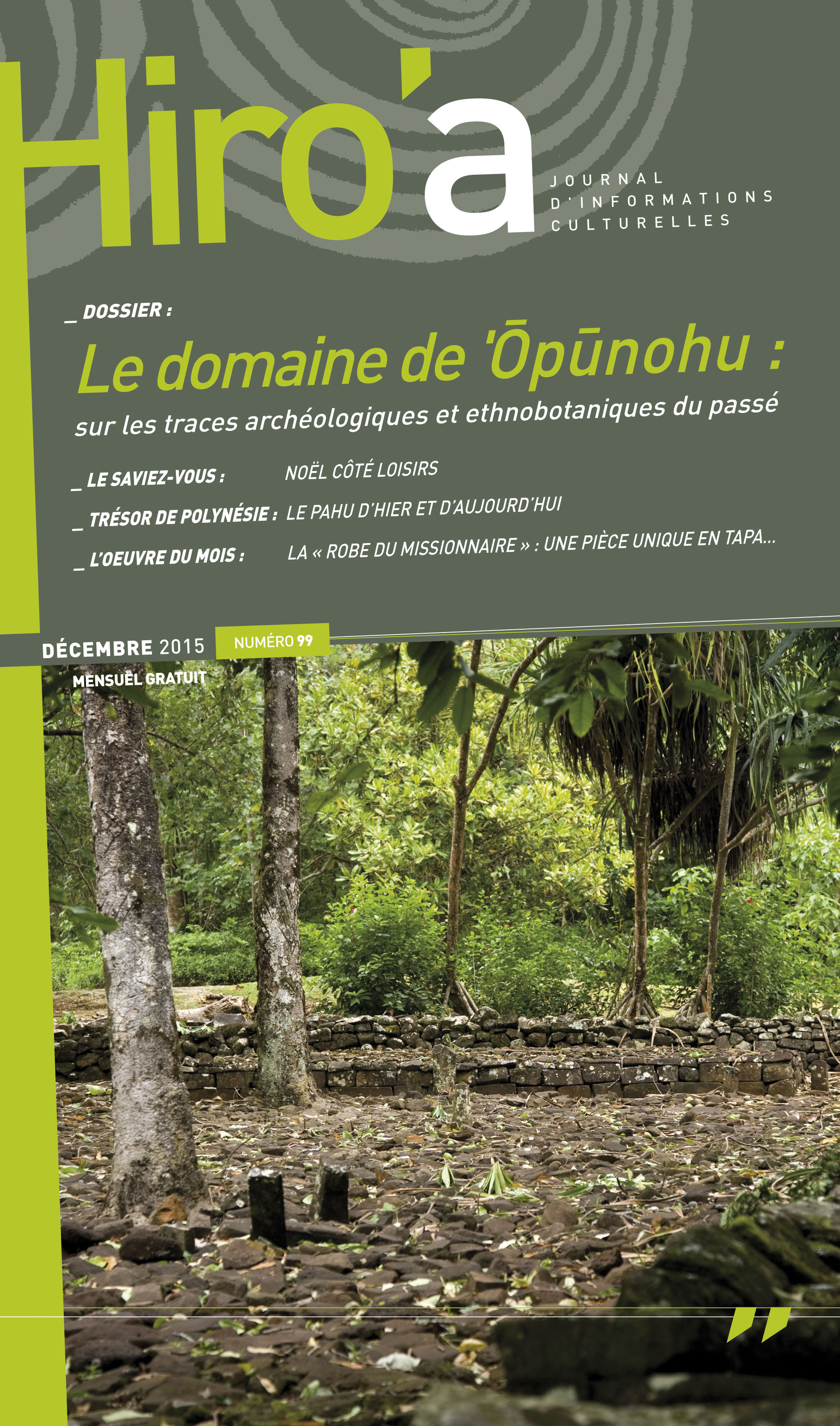 Parution du 99ème Hiro'a