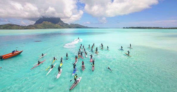 40 km en SUP au 'menu' concocté par Stéphan Lambert