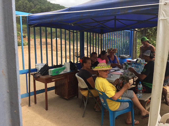 La décharge de Faa'a bloquée