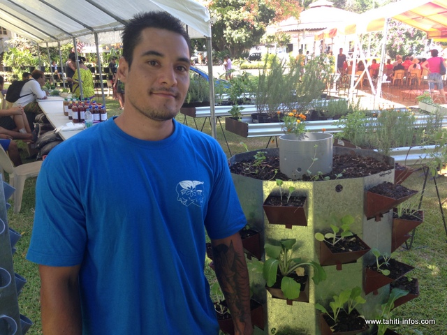 Vetea Smith moniteur agriculteur CJA Pirae