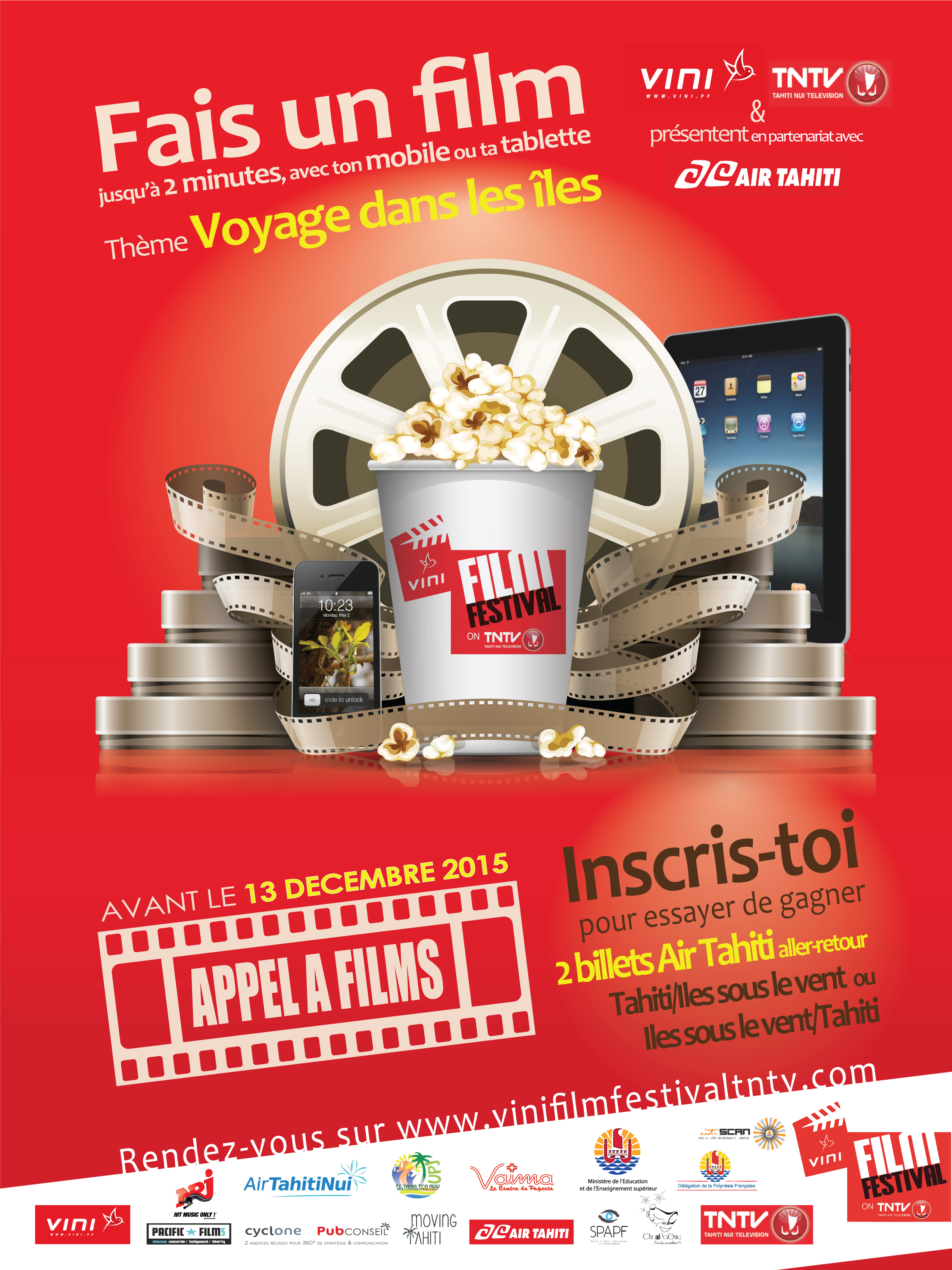 Vini film festival on TNTV : votez pour vos films préférés