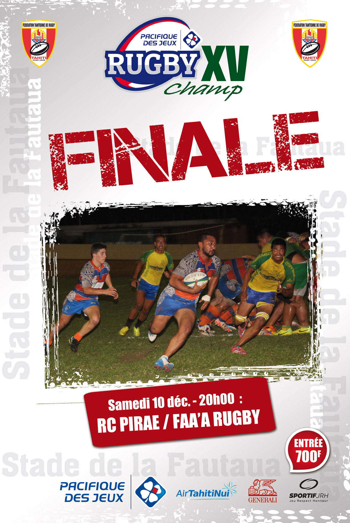 Rugby à XV – PIRAE vs FAA’A : La finale du championnat se jouera samedi