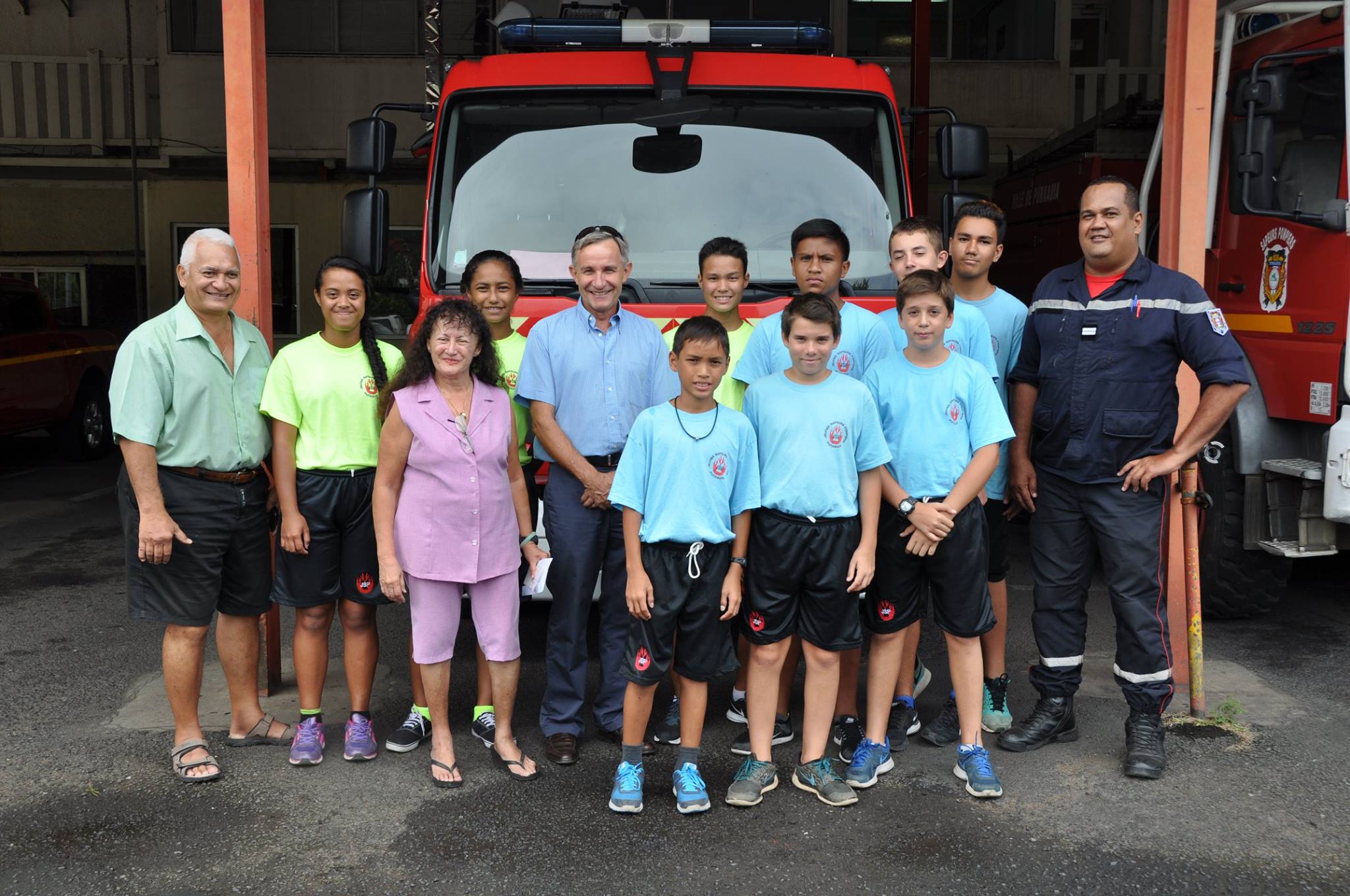 Punaauia : Les jeunes sapeurs-pompiers ont reçu 300 000 francs