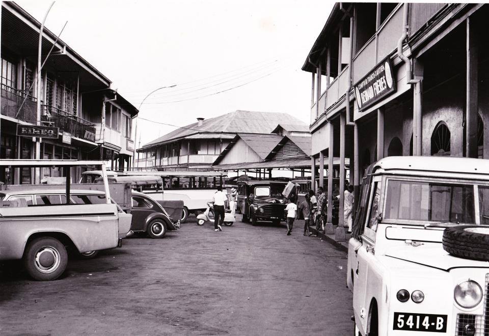 Le même endroit en 1974. Photo Jean-Claude Bosmel