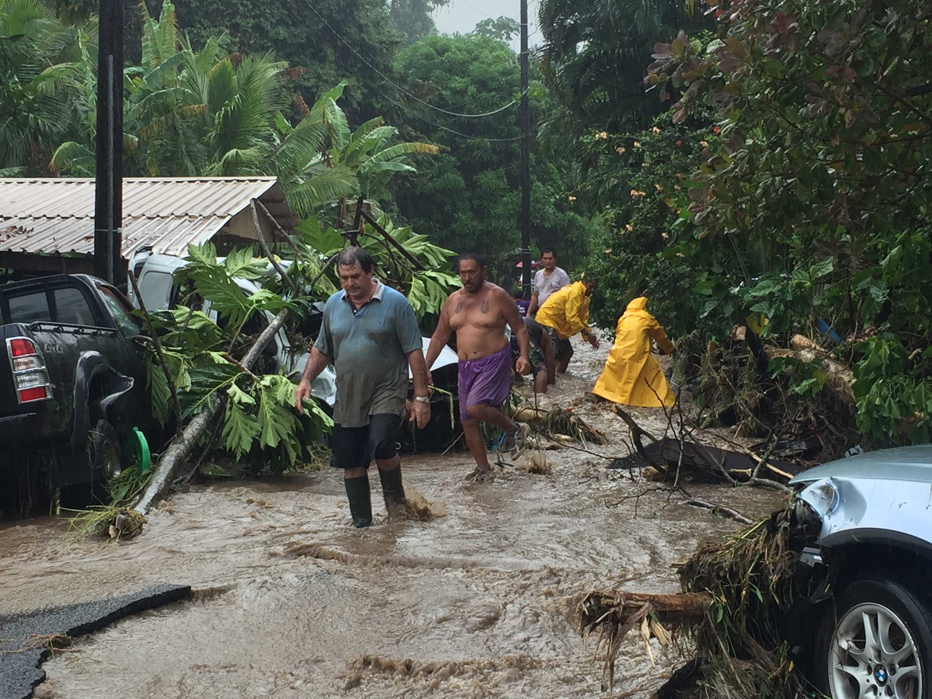 Fortes pluies : Tearii Alpha recense les fare endommagés ce dimanche
