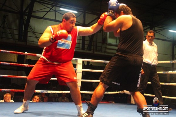 Le boxeur de Bora Amoroa Atiu a dû s'incliner face à Teiki Marotau