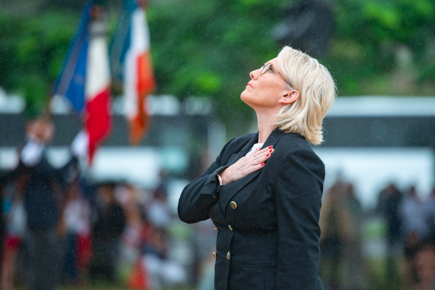 Virginie Ruffenach, présidente du groupe Rassemblement-LR au Congrès de Nouvelle-Calédonie (archives). Crédit Delphine MAYEUR / AFP