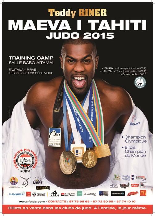 Le champion Teddy Riner accueilli par ses nombreux fans à Tahiti