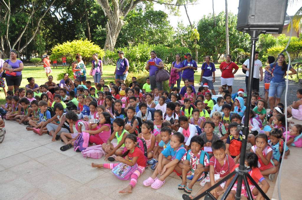 Près de 400 enfants issus de milieux modestes de Tahiti ont été sélectionnés pour participer à cette journée récréative