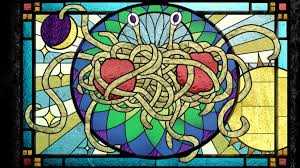 Monstre de spaghettis volant: Wellington autorise à se marier une passoire sur la tête