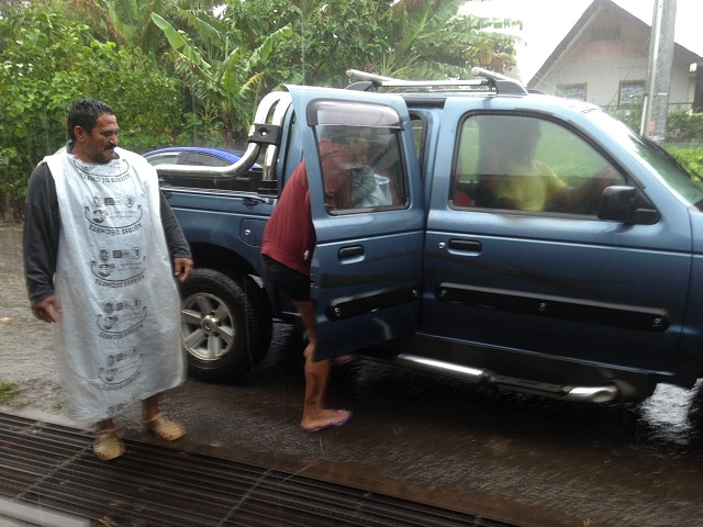 Heiau et ses deux enfants ont quitté le foyer conjugal pour se mettre à l'abri chez leurs proches