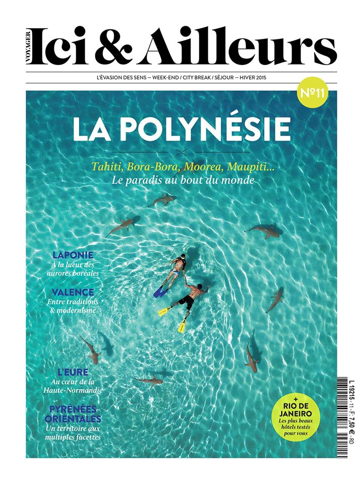 La Polynésie à la une du magazine Voyager ici et ailleurs
