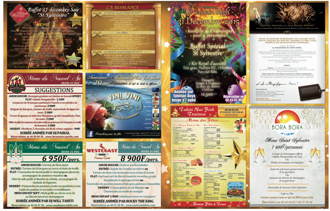 Cliquez pour télécharger les menus