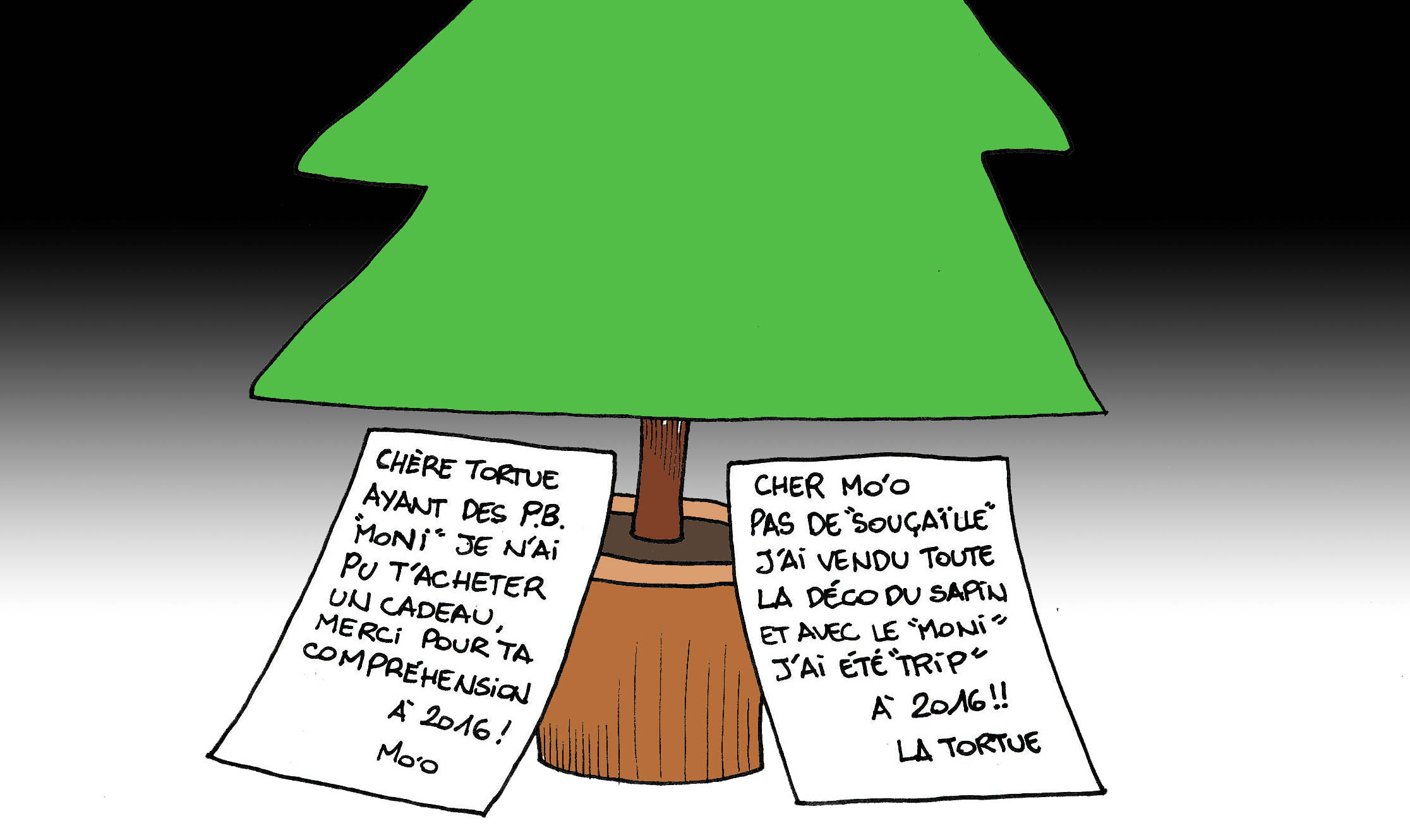 "Les cadeaux de Noël" par Munoz