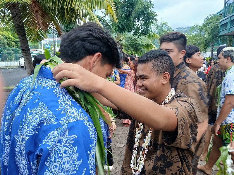 Kamehameha Schools Maui en visite au conservatoire