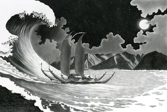 La Polynésie redessinée par Patrice Cablat 