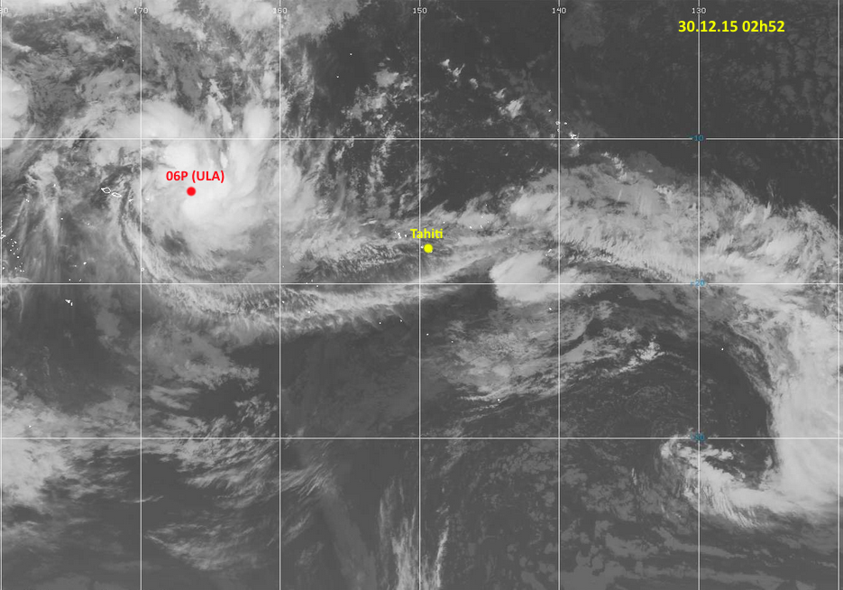 Deux tempêtes tropicales sévissent dans le Pacifique Sud