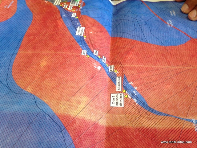 Dans cette vallée, une dizaine de maisons ont été construites sur des zones à risques