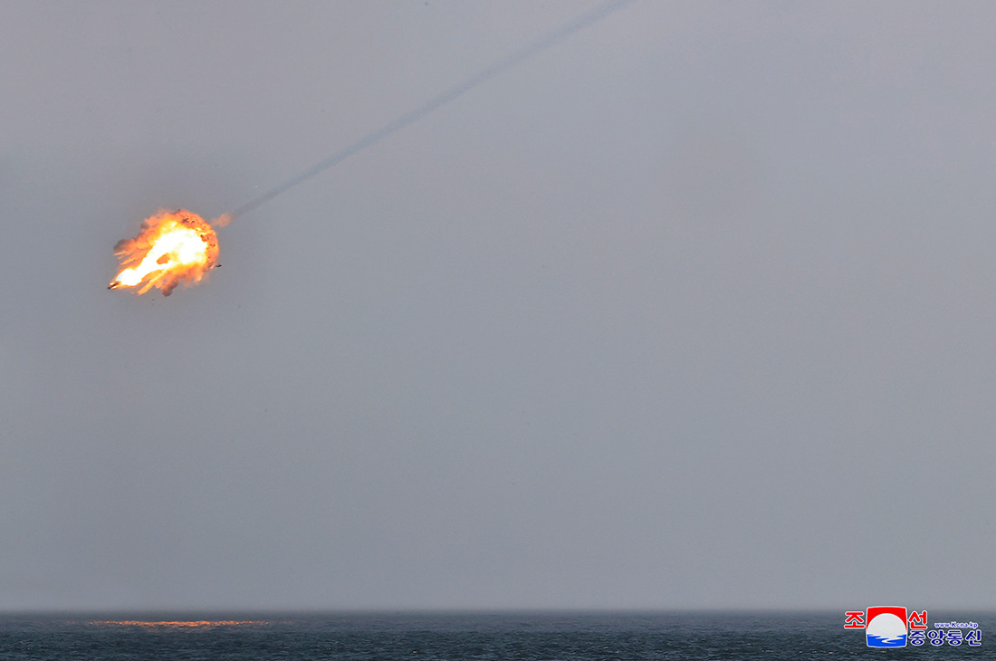 Crédit STR / KCNA VIA KNS / AFP