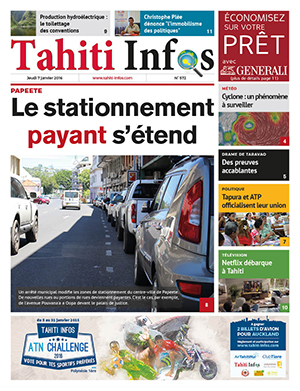 TAHITI INFOS N°572 du 7 janvier 2016