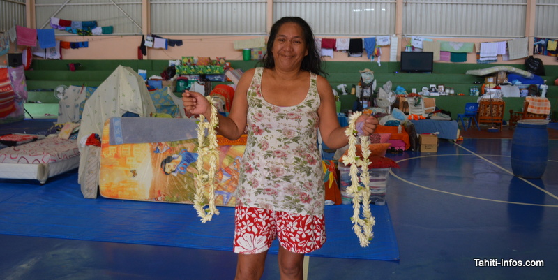 Les sinistrés de Tiarei organisés comme un camp de réfugiés