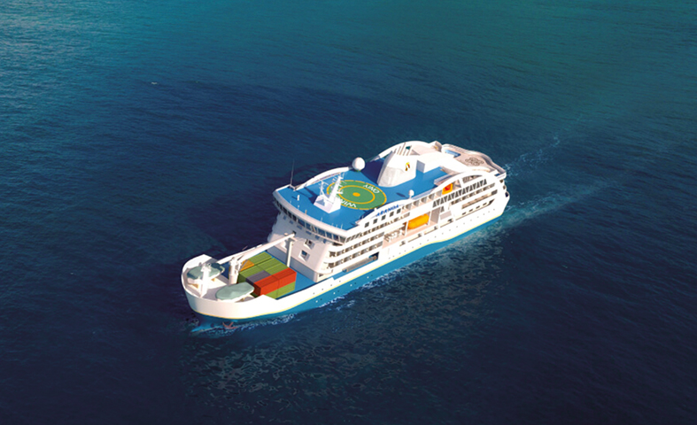 L'Aranoa arrivera en Polynésie en 2027. Crédit photo : Aranui.